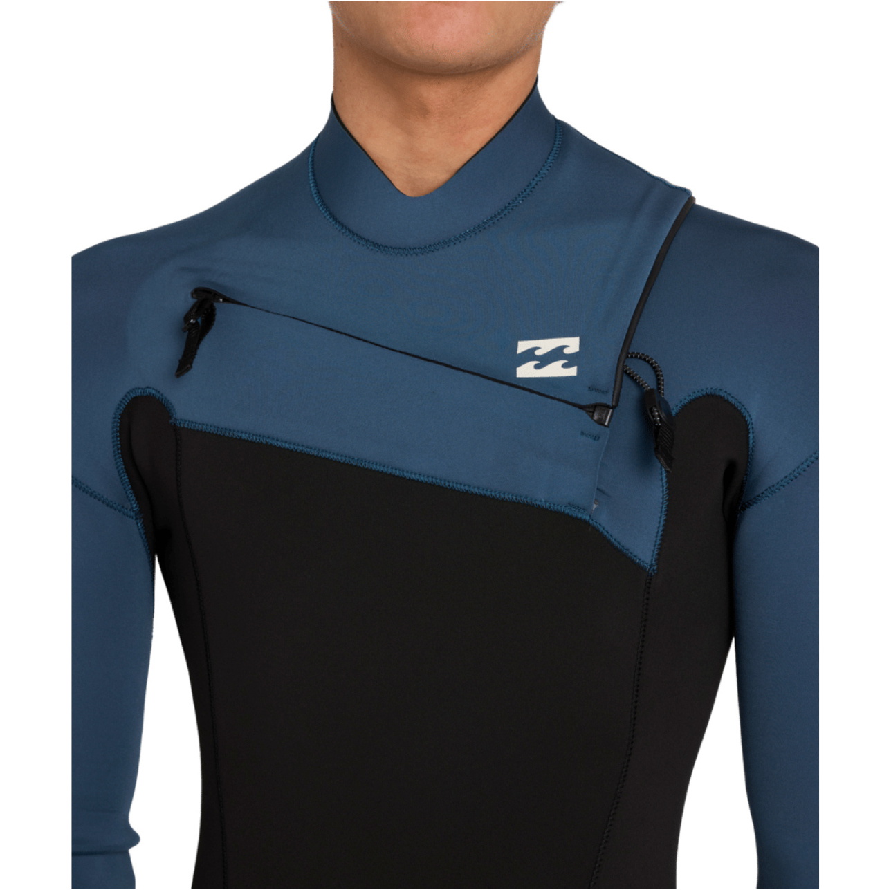 2026 Billabong Mens Absolute Core 4/3mm Chest Zip Wetsuit ABYW100294 - Dark Denim